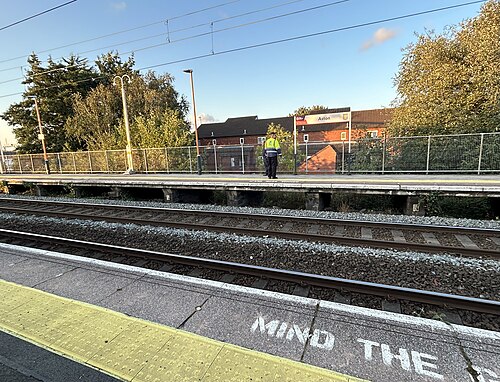 Aston railway station
